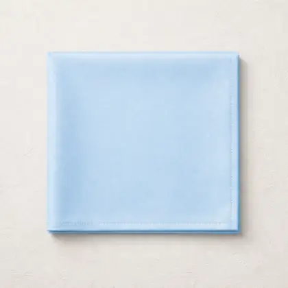 Premium Polyester Napkin - Baby Blue